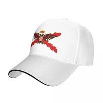 Ispanijos imperijos Burgundijos kryžiaus vėliavos beisbolo kepuraitė Madingos hiphopo kepurės Pavasarinė Unisex Unisex Lauko sporto salės Didmeninė Snapback kepuraitė One Size white
