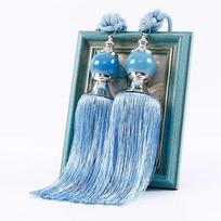 1 Pair Curtain Holdbacks Rope Tie Backs Tassel Curtain Hook Tiebacks Beaded Ball Luxury Home Decoration Bedroom Living Room gray