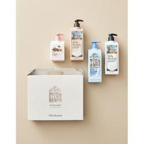 Milk Baobab Perfume White 4 Piece Set  Shampoo 500ml+treatment 500ml+body Wash 500ml+body Lotion 250ml