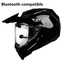 2025 Motociklo Bluetooth DOT BT Garsiakalbiai Motokroso Muzikos Grotuvas Blizgus Juodas Suderinamas su Apple Android Kelių Kryžminiam Šalmui S gray