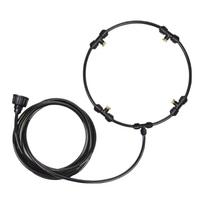 16 Inch Outdoor Fan Cooling Misting System Portable Spray Sprinkler Mist Kit Mist Fan Nozzles Kit Water Fog Sprayer