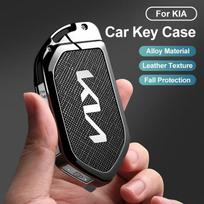 RXEC6 Prabangus automobilio rakto dangtelis Apsauginis korpusas Nuotolinio rakto dėklas Kia KN EV9 Picanto GT LineCarnivalSeltosSorentoMorningK5KA4EV32024 juoda