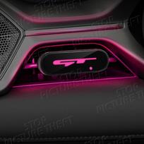 WXAH7 For Kia GT LINE Logo Ceed Kona K5 Sportage Stinger K3 K2 Emblem Car Air Outlet Aromatherapy Atmosphere Light LED Air Freshener