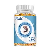 Pslalae Omega-3 Fish Oil Softgels, containing EPA and DHA, 1000 mg of fish oil Omega-3, suitable for both men and women. 120*1