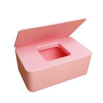 Plastic Tissue Box Wet Tissue Holder Cover Wipes Storage Paper Towel Dispenser For Car Interior Supplies rožinė
