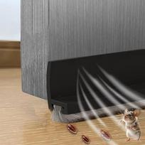 Professional PVC Door Draft Stopper Self Adhesive Brush Design Brush Door Seal Insect Prevention 100cm Door Sweep Living Room