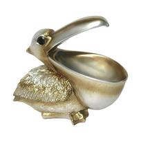Pelican Figurine Desk Organizer Tray for Keys And Candy Storage