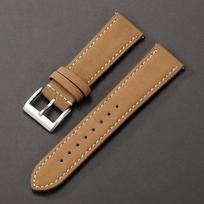 Vintage Frosted Cowhide Strap 20mm 22mm for Seiko Watch Band for Omega Soft Calfskin Bracelaet Retro Brown Stitching Wristband 22mm ruda