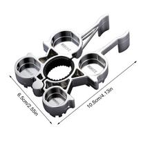 Aerator Removal Tool Guitar Shape Anti-Slip Grip Key With 4 Replacement Nozzles Aerator Key For Sink Faucet For Bathroom Kitchen sidabras
