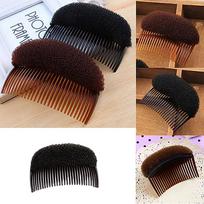 Moterų mados plaukų formavimo klipas Stick Bun Maker Braid Tool plaukų priedai juoda