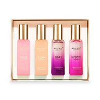 Bella Vita Luxury Woman Eau De Parfum dovanų rinkinys 4x20 ml moterims su datulių, Senorita, Glam, rožių kvepalais 20 X 4 ml