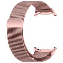 Milano stiliaus dirželis „Samsung Galaxy Watch 7 Ultra 47 mm“, nerūdijančio plieno, be tarpų, magnetinė apyrankė „Galaxy Watch 7 Ultra 47 mm“ dirželiui Watch 7 Ultra 47mm rožinė
