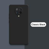 Kvadratinis skystas silikoninis dėklas, skirtas Xiaomi POCO F2 Pro fotoaparato objektyvui, apsauginis minkštas telefono galinis dangtelis F2Pro smūgiams atsparus šarvas POCO F2