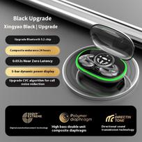 Miego Belaidės Bluetooth Ausinės Įdedamos į Ausis TWS Kaulinio Laidumo 5.3 Itin Ilgas Baterijos Veikimo Laikas Triukšmo Slopinimas juoda
