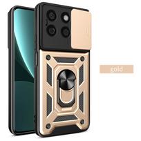 Šarvuotas dėklas Honor X8b X7b 5G X6b X8a X7a X6a X8 X7 X6 X5 Plus Dangtelis Apsauga Objektyvui Su Žiedu Magnetiniu Laikikliu Coque Fundas For Honor X8b auksas