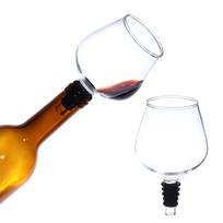 Creative Raudonojo vyno šampano taurė su silikoniniu sandarikliu 270 ml