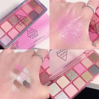 DIKALU Little Begonia 12-Color Eyeshadow Palette - 2025 Shimmer Edition pink