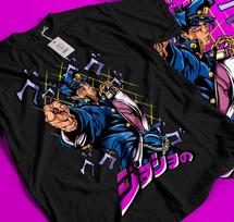 Jotaro Kujo-JoJo's Bizarre T-shirt JoJo's Bizarre Adventure Anime Shirt Soft 274 2XL