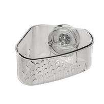 Sink Strainer Basket Sponge Holder with Suction Cup Triangle Design Easy to Install Multifunctional Storage Rack Drainer Basket gryna