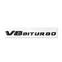 Suitable for Mercedes-Benz V8 BITURBO side badges: C63, G63, S65 & V12 turbocharged car emblem letters.