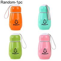 180ml Stainless Steel Penguin Design Insulated Vacuum Water Cup Leakproof Bottle