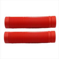 Accessories Cycling Handlebar Grips Stunt Scooter Antiskid Flangeless Scooter Grips BMX Bike Bars Bicycle Grips MTB Bike Grips raudona