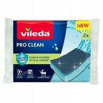 Zmywak wiskozowy z enzymami Pro Clean 2 szt. wyjątkowa chłonność