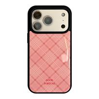 Pink Plaid Phone Case for iPhone 16, iPhone 17, and iPhone 17 Pro Max iPhone 11