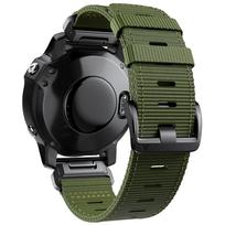 Quickfit 26mm 22mm Strap For Garmin Forerunner 965 945 955 935 instinct 2X 2 45mm S70 S62 S60 Fenix 7 7X 6X Pro Nylon Watchbands QuickFit 22mm armijos žalia spalva