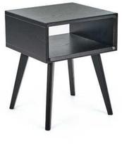 DANISH SIMPLE Juodas 40cm juoda, ąžuolinė spintelė prie lovos