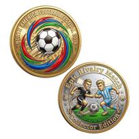 Collector Edition Epic Rivalry Match Commemorative Coin North America Football Festival 2026 Soccer Collectible Souvenir Metal Token One Size