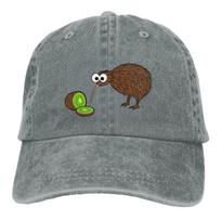 Washed Unisexs Baseball Cap Kiwi Bird Trucker Snapback Caps Dad Hat Cute Animals Golf Hats One Size