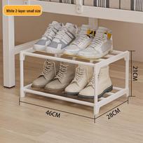 Compact Under-Bed Multi-Layer Shoe Storage Rack for Entryway gray