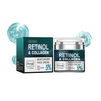 Retinol Collagen Cream for Face with 5% Hyaluronic Acid Anti-Aging Cream Anti-Wrinkle Reduce Fine Lines Lifting & Firming Cream 24-Hour Facial Care Su 1PCS