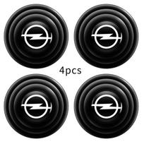 Silikoniniai automobilio logotipo durų bagažinės amortizatorių lipdukai tarpinės pagalvėlės Opel Astra Insignia Corsa Zafira Meriva Mokka Vivaro Vectra