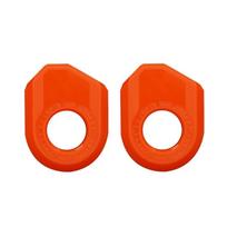 1Pair Crank Protector Bicycles Crank Case Cover Arm Boot Protector Universal Crank Mountain Road Bikes Part Enduring oranžinė