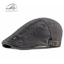 Men Flat Cap Newsboy Hat Beret Cabbie Ivy Cap Patchwork Adjustable Gatsby Newsboy Hat black