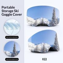 Elastic Ski Goggle Cover Scratch Dustproof Snowboarding Goggle Protector Cover Snow Sport Glasses Protective Gear C