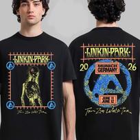 Linkin Park Miunchenas Allianz Arena 2026 m. birželio 11, 12 d. Nuo Nulio Skeleto Marškinėliai S