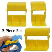 Three-piece set, three sizes: tape dispenser, tape separator, small tape cutter, and spray paint accessory tape corner