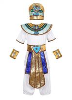 Egipto faraono vaikų kostiumas persirengimui, berniukų ir mergaičių Nilo karaliaus apranga, Helovino karnavalo vakarėlio karnavalinė suknelė vaikų vaidmenų žaidimams L