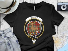 Clan Scott Crest Tartan T-Shirt & Sweatshirt 4XL