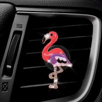 Deimantiniai flamingų klipai Kvepalų automobilio oro išleidimo angos aromaterapijos klipas Kvepalų klipas Oro gaiviklio klipas Automobilio interjero aksesuarai black