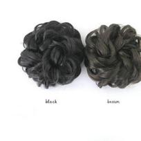 Pony Tail Hair Extension Bun Hairpiece Scrunchie Elastic Wave Curly Synthetic Hairpieces Wrap ruda