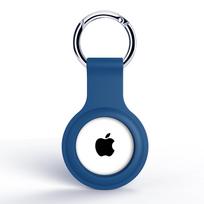 Originalus skysto silikono apsauginis dangtelis, skirtas AirTag dėklui, apsaugantis buferis, skirtas Apple AirTags Tracker raktų pakabuko sagtimi Llavero