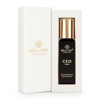 Bella Vita Luxury CEO MAN Eau De Parfum vyriški kvepalai su citrina, levandomis, tonka ir agarmedžiu|medinis ir aštrus ilgai išliekantis EDP kvapas, 100 ml 20 ML white