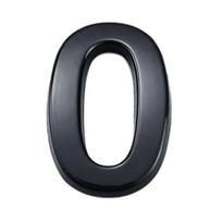 3D namo numeris Lipnus paprastas montavimas 0-9 Šiuolaikinės gatvės durys Namo adreso numeris Pašto dėžutės ženklas O