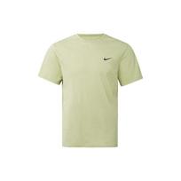 Nike „Dri-Fit UV Hyverse“ vienspalviai sportiniai laisvalaikio marškinėliai su apvaliu kaklu trumpomis rankovėmis vyriški viršutiniai drabužiai, geltoni DV9840-276 M beige