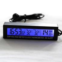 12v LCD automobilio įėjimo/išėjimo temperatūros termometro įtampos skaitmeninis žadintuvas Praktiškas