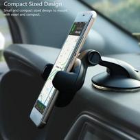 Universalus automobilinis mobiliojo telefono laikiklis, skirtas telefonui automobiliniame laikiklyje, priekiniame stikle, mobiliojo telefono laikiklis juoda